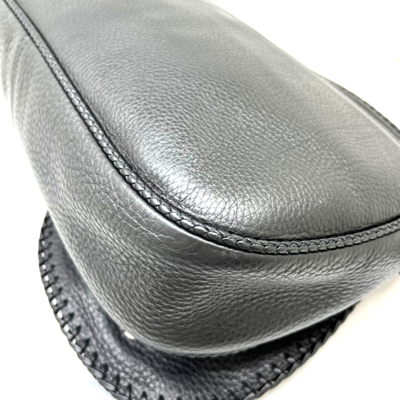 Christian Dior Gaucho Saddle Bag Leather Black - Picture 12 of 14